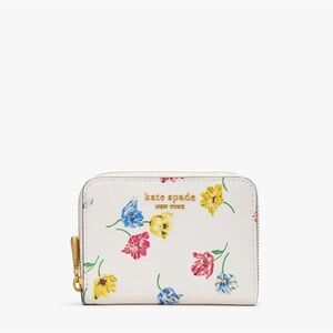 Kate Spade Tulip Toss Print Leather Wallet